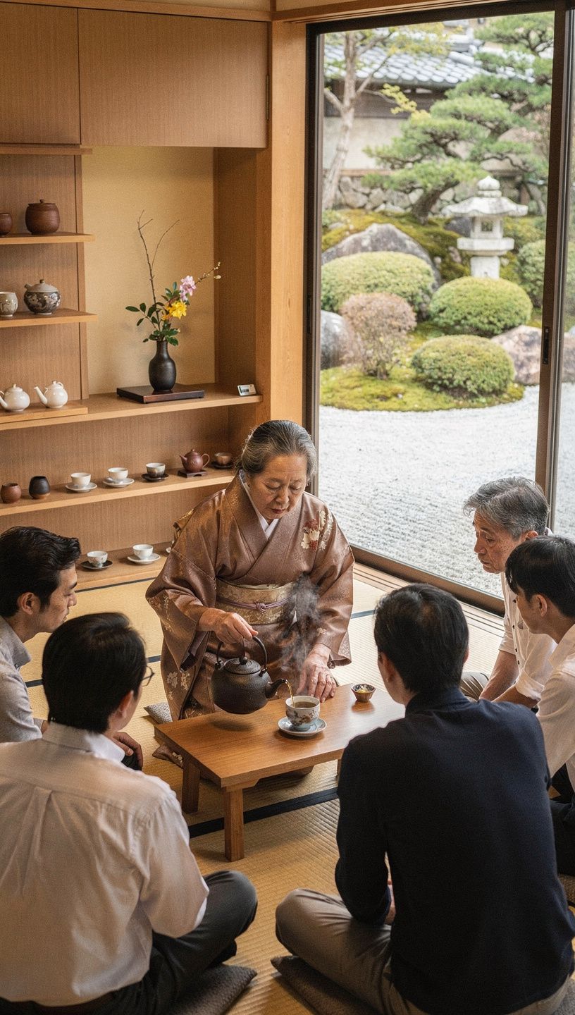 手作りのスイーツと一緒に楽しむコーヒーセット、心地よいカフェの雰囲気。